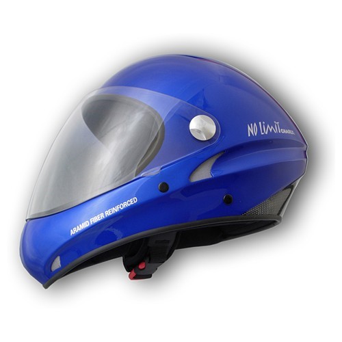 HHe31 - Charly NO LIMIT with clear visor, blue